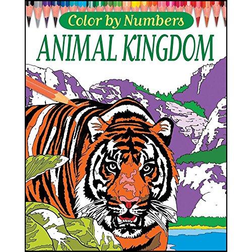 Imagen de archivo de Color by Numbers: Animal Kingdom (Arcturus Coloring Books) a la venta por HPB-Emerald