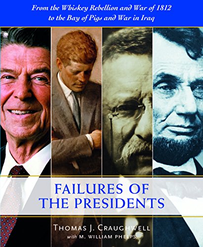 Stock image for The Failures of the Presidents: From the Whiskey Rebellion and War of 1812 to the Bay of Pigs and War in Iraq for sale by SecondSale