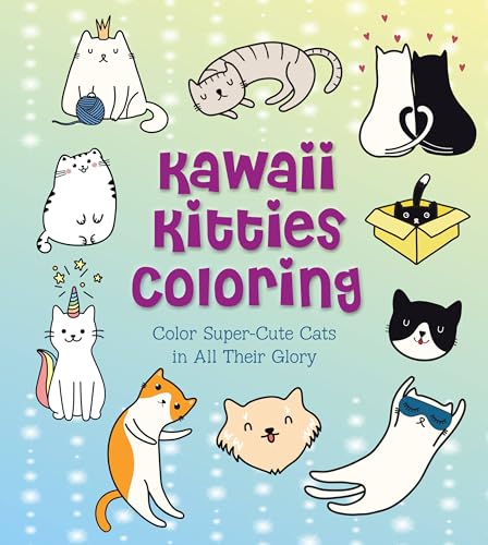 9780785839446: Kawaii Kitties Coloring: Color Super-Cute Cats in All Their Glory (12)