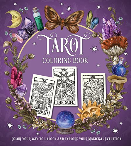 Stock image for Tarot Coloring Book: Color Your Way to Unlock and Explore Your Magickal Intuition (Chartwell Coloring Books) for sale by ZBK Books