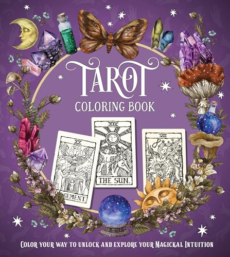 9780785840770: Tarot Coloring Book: Color Your Way to Unlock and Explore Your Magickal Intuition (Chartwell Coloring Books)