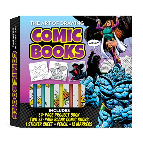 Beispielbild fr The Art of Drawing Comic Books Kit: Learn to draw comic book characters and create your own comic books zum Verkauf von Monster Bookshop