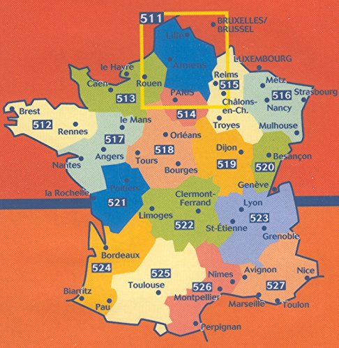 9780785902058: Michelin Map No. 238 Centre France: Orleans Gien Auxerre Tours Bourges Saulieu Nevers Moulins Chateauroux Montlucon (Berry-Nivernais)