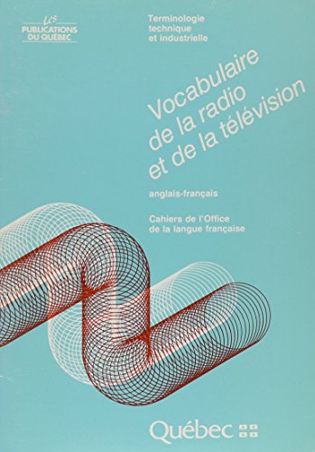 9780785908197: Vocabulaire de la Radio & de la Television