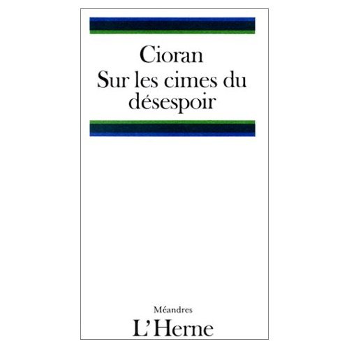 9780785931669: Sur les Cimes du Desespoir