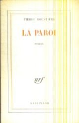 Beispielbild fr La Paroi zum Verkauf von Ammareal