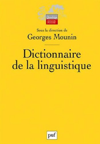 Dictionnaire de la Linguistique