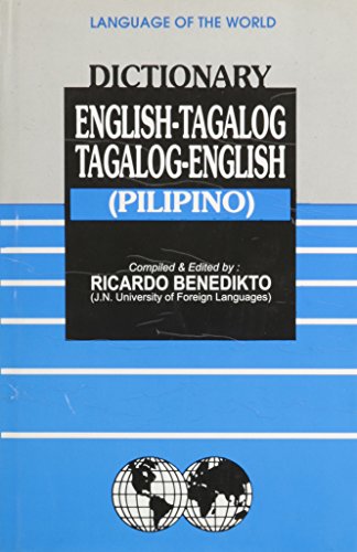 Stock image for English - Tagalog Dictionary (Languages of the World) for sale by PAPER CAVALIER US
