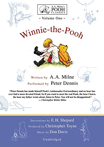 Stock image for Winnie-the-Pooh (A.A. Milne's Pooh Classics, Volume 1)(Library Edition) for sale by SecondSale