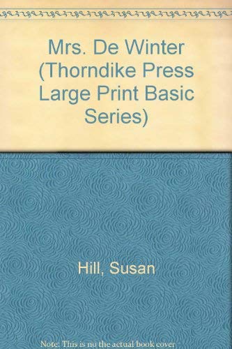 9780786200511: Mrs. De Winter (Thorndike Press Large Print Basic Series)