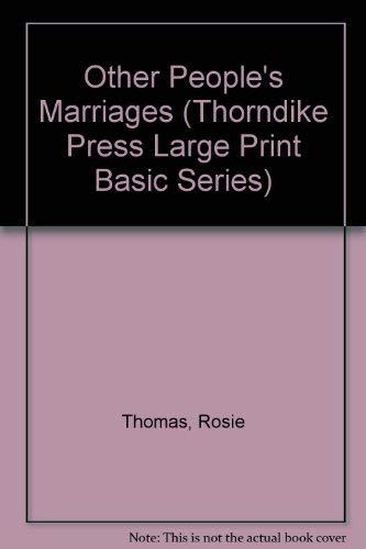 9780786203277: Other People's Marriages (Thorndike Press Large Print Basic Series)