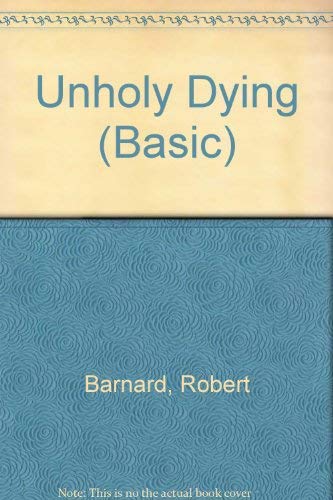 9780786233335: Unholy Dying (Thorndike Press Large Print Basic Series)