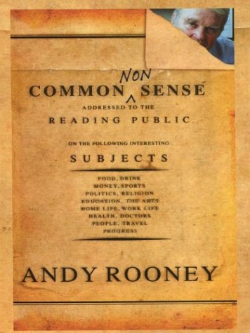 Common Nonsense (9780786250431) by Rooney, Andrew A.