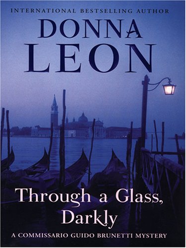 Imagen de archivo de Through a Glass, Darkly (Thorndike Press Large Print Mystery Series) a la venta por WorldofBooks