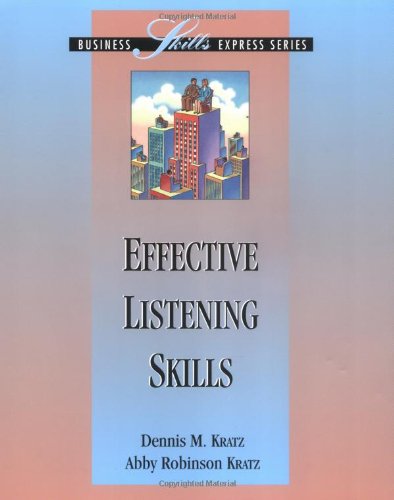 Stock image for Effective Listening Skills (GENERAL FINANCE & INVESTING) for sale by WorldofBooks