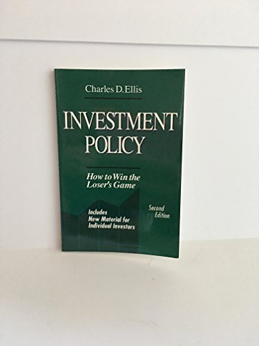 Imagen de archivo de Invest Policy Reinhardt Spec Ed Ppr a la venta por Wonder Book