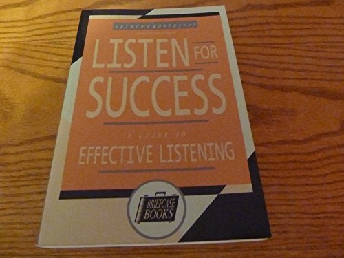 9780786302031: Listen For Success: A Guide for Effective Listening