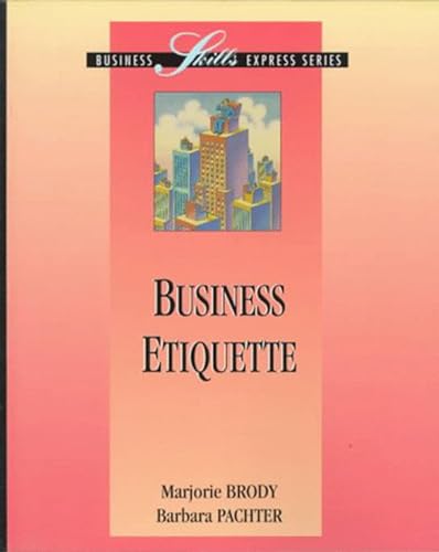 Beispielbild fr Business Etiquette zum Verkauf von Better World Books