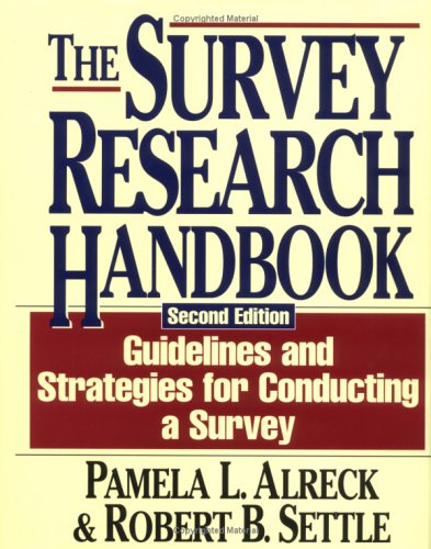 9780786303588: The Survey Research Handbook: Guidelines and Strategies for Conducting a Survey