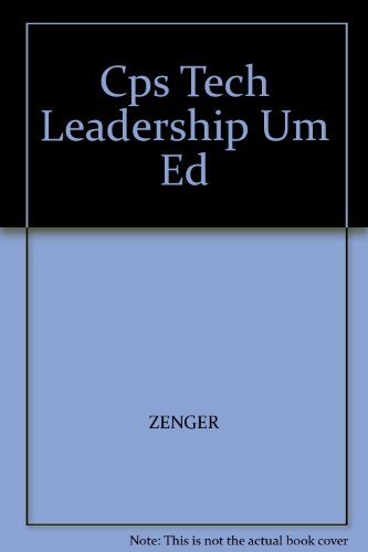 Stock image for Cps Tech Leadership Um Ed for sale by Wonder Book