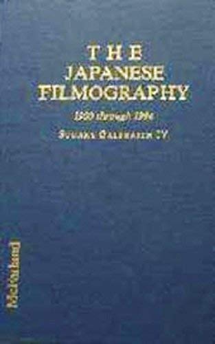 Beispielbild fr The Japanese Filmography: A Complete Reference to 209 Filmmakers and the Over 1250 Films Released in the United States, 1900 Through 1994 zum Verkauf von ThriftBooks-Atlanta