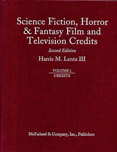 Stock image for SCIENCE FICTION, HORROR AND FANTASY FILM AND TELEVISION CREDITS: ACTOR AND ACTRESS CREDITS [VOLUME ONE] for sale by Second Story Books, ABAA