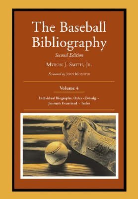 Stock image for The Baseball Bibliography, Second Edition: Vol. 4 for sale by Wonder Book