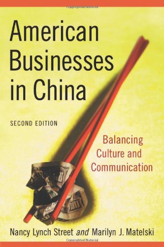 Stock image for American Businesses in China: Balancing Culture and Communication for sale by Phatpocket Limited