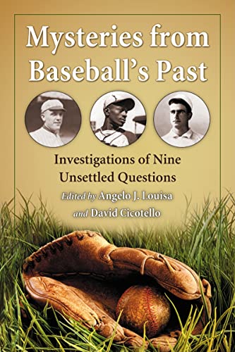 Imagen de archivo de Mysteries from Baseball's Past: Investigations of Nine Unsettled Questions a la venta por Dorothy Meyer - Bookseller