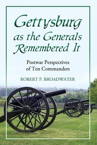 Beispielbild fr Gettysburg As the Generals Remembered It : Postwar Perspectives of Ten Commanders zum Verkauf von Better World Books