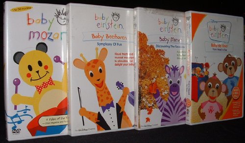 9780786455416: Baby Einstein Collection 4 DVD's (Baby da Vinci, Baby Monet, Baby Beethoven, Baby Mozart)