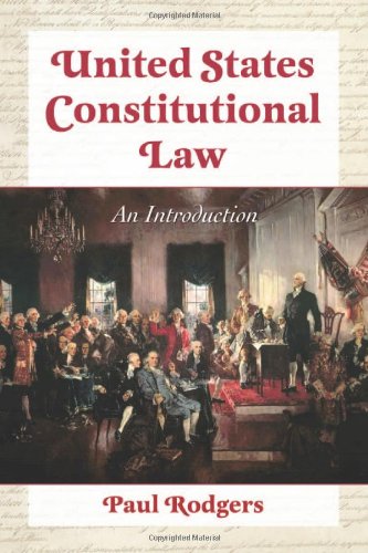 Stock image for United States Constitutional Law : An Introduction for sale by Better World Books