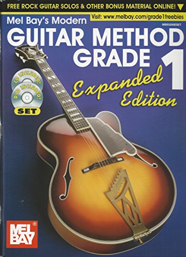 9780786613694: Mel Bay Modern Guitar Method Grade 1, Expanded Edition (Book/CD/DVD Set)