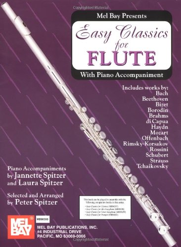 9780786624676: Easy Classics for Flute With Piano Accom