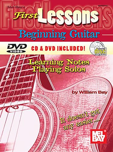 Imagen de archivo de First Lessons Beginning Guitar : Learning Notes/Playing Solo a la venta por HPB-Ruby