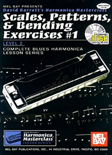 Beispielbild fr MEL BAY PRESENTS DAVID BARRETT'S HARMONICA MASTERCLASS - SCALES, PATTERNS, & DENDING EXERCISES #1, LEVEL 2, with CD (Complete Blues Harmonica Lesson Series) zum Verkauf von David H. Gerber Books (gerberbooks)