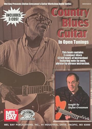 9780786659234: Country Blues Guitar In Open Tunings (Stefan Grossman's Guitar Workshop Audio)