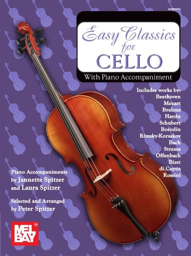 9780786660124: Easy Classics for Cello with Piano Accompaniment