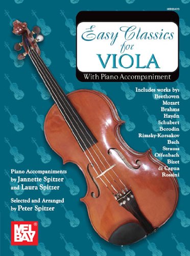 Beispielbild fr Easy Classics for Viola: With Piano Accompaniment zum Verkauf von Magers and Quinn Booksellers