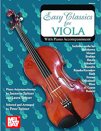 Stock image for Easy Classics for Viola - With Piano Accompaniment for sale by GF Books, Inc.