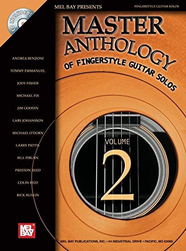 Stock image for Mel Bay Master Anthology of Fingerstyle Guitar Solos Vol. 2 Book/CD Set for sale by HPB-Diamond