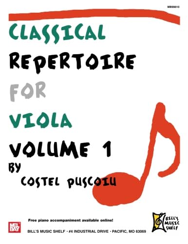 Stock image for Classical Repertoire for Viola, Volume 1 (Bill's Music Shelf) for sale by Bookmans