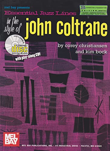 Beispielbild fr Mel Bay Essential Jazz Lines in the Style of John Coltrane (B Flat Instruments Edition) zum Verkauf von Books From California