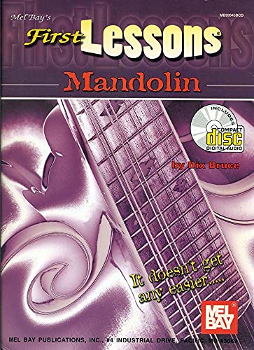 Imagen de archivo de Mel Bay First Lessons Mandolin a la venta por Open Books