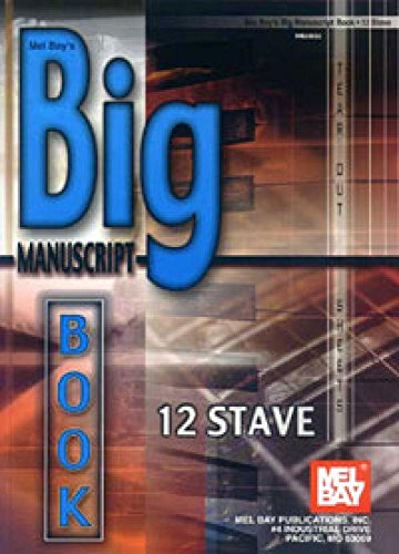 9780786662586: Mel Bay's Big Manuscript Book: 12 Stave