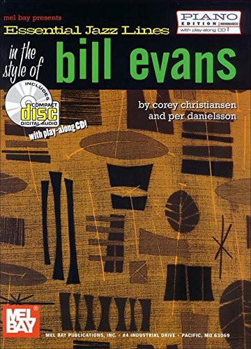 Imagen de archivo de Essential Jazz Lines: Piano Style of Bill Evans a la venta por Hawking Books