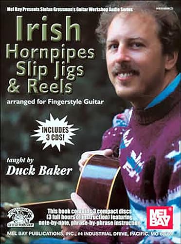 Stock image for IRISH HORNPIPES, SLIP JIGS & REELS FINGERSTYLE Guitar Book/CD for sale by HPB-Ruby