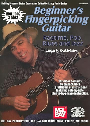 Stock image for Beginner's Fingerpicking Guitar: Ragtime, Pop, Blues and Jazz (Book and CD) for sale by Magers and Quinn Booksellers