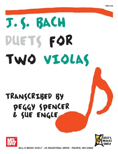 Beispielbild fr J.S. Bach: Duets for Two Violas zum Verkauf von GF Books, Inc.