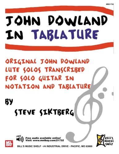 John Dowland in Tablature (9780786678372) by Siktberg, Steve